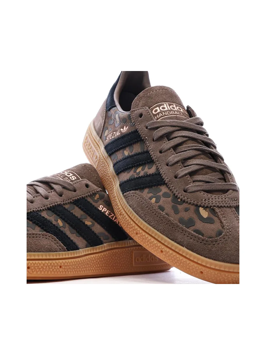 Baskets Marrons Femme Adidas Spezial Leopard 8