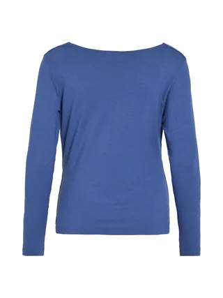T-Shirt Bleu Femme Vila Elmine 2