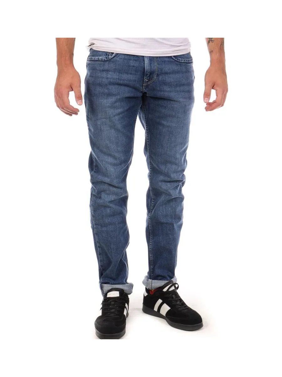 Jean Slim Bleu Moyen Homme Pepe Jeans PM202023 2