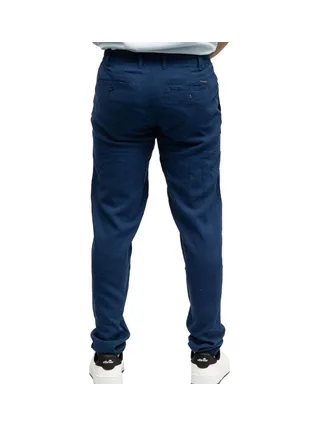 Pantalon en Lin Marine Homme Paname Brothers JULIEN 2
