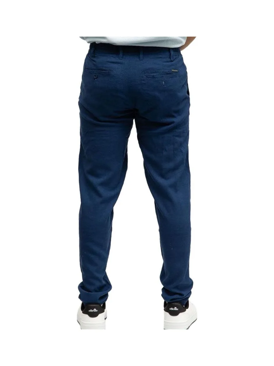 Pantalon en Lin Marine Homme Paname Brothers JULIEN 3