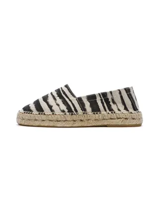 Espadrilles Noires/Beiges Homme Pare Gabia Anitz 1