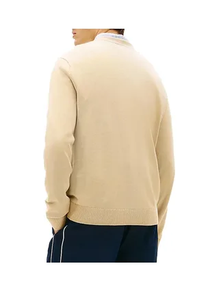 Sweat Beige Foncé Homme Tommy Hilfiger Badges 2