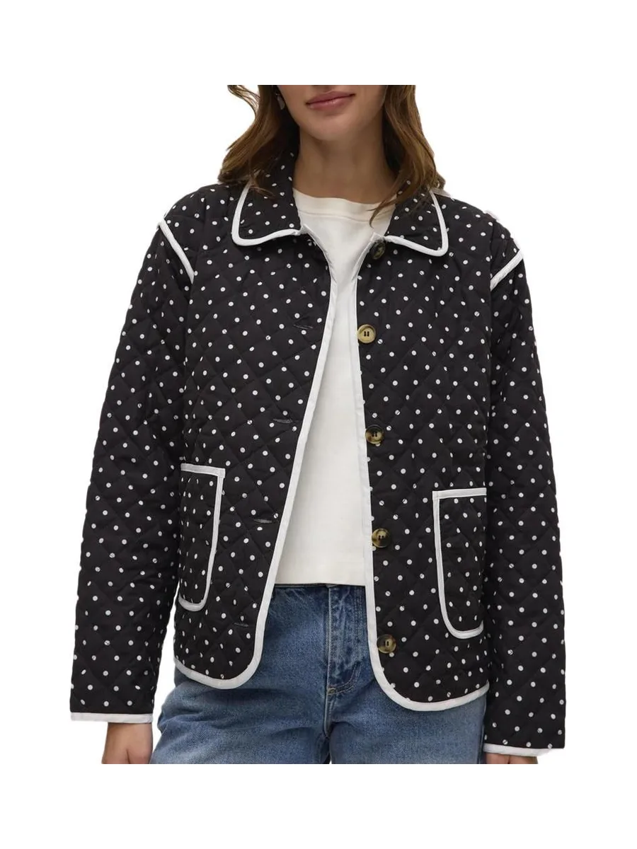 Veste Noir à Pois Femme Vero Moda Anne 2