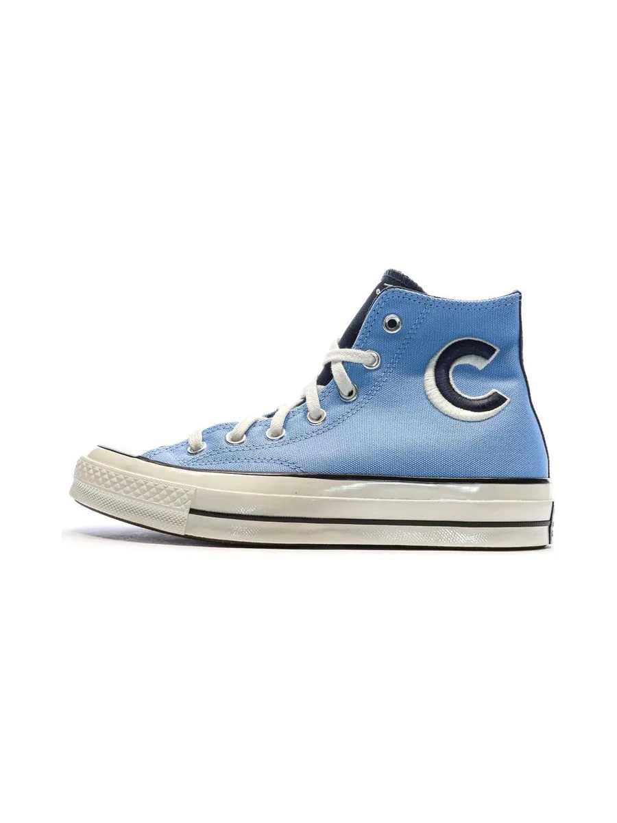 Baskets Bleues Mixte Converse Chuck 70 Letterman 2