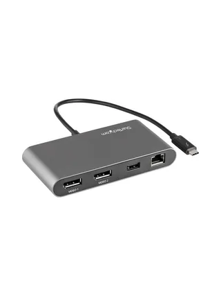 Thunderbolt 3 mini dock 2x4K DP monitors 1