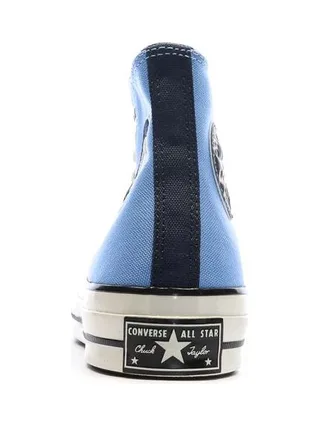 Baskets Bleues Mixte Converse Chuck 70 Letterman 3
