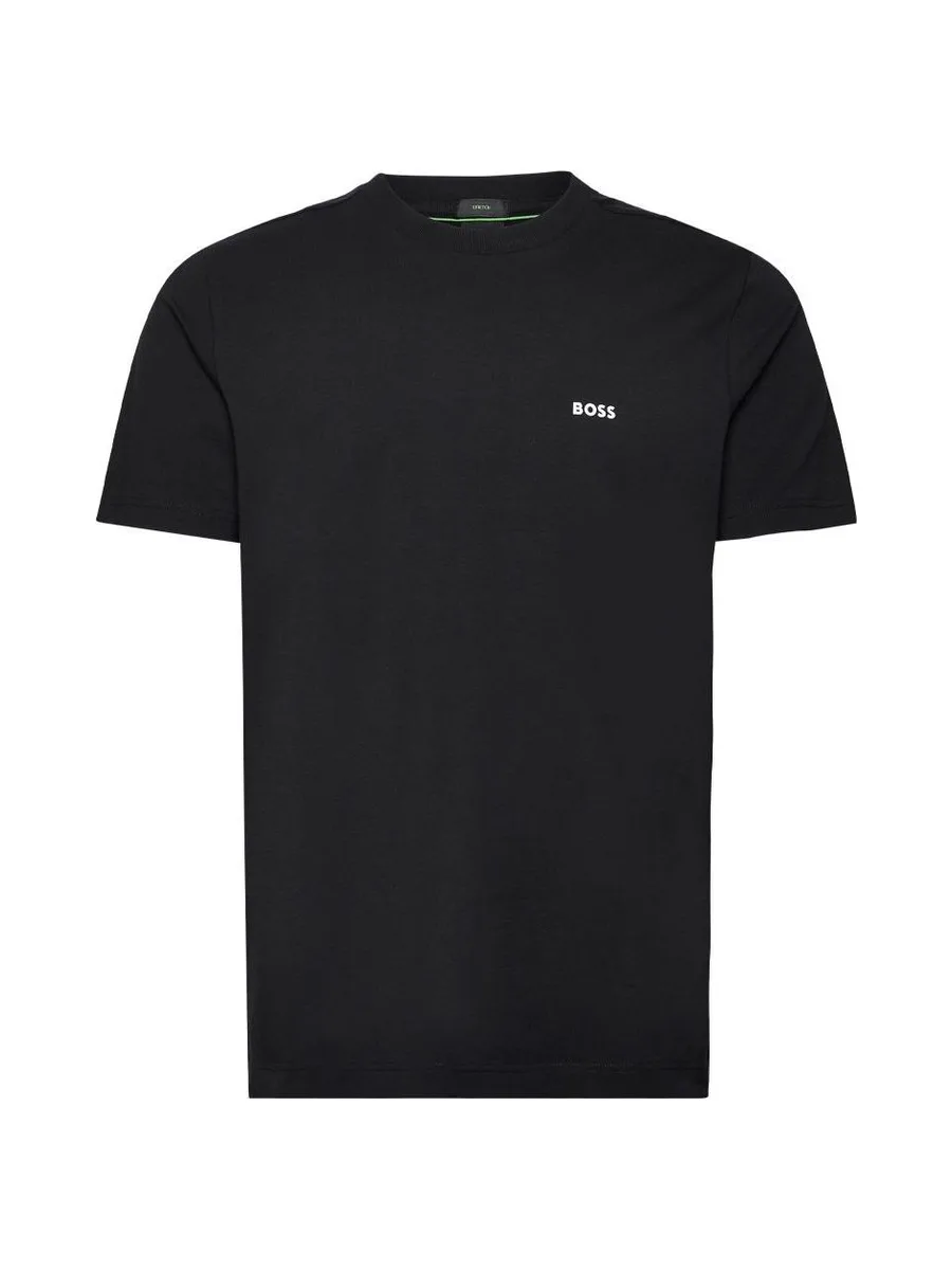 T-Shirt Noir Homme Hugo Boss stretch 2