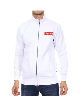 Veste Zippée Blanche Homme Supreme Grip Susy 1