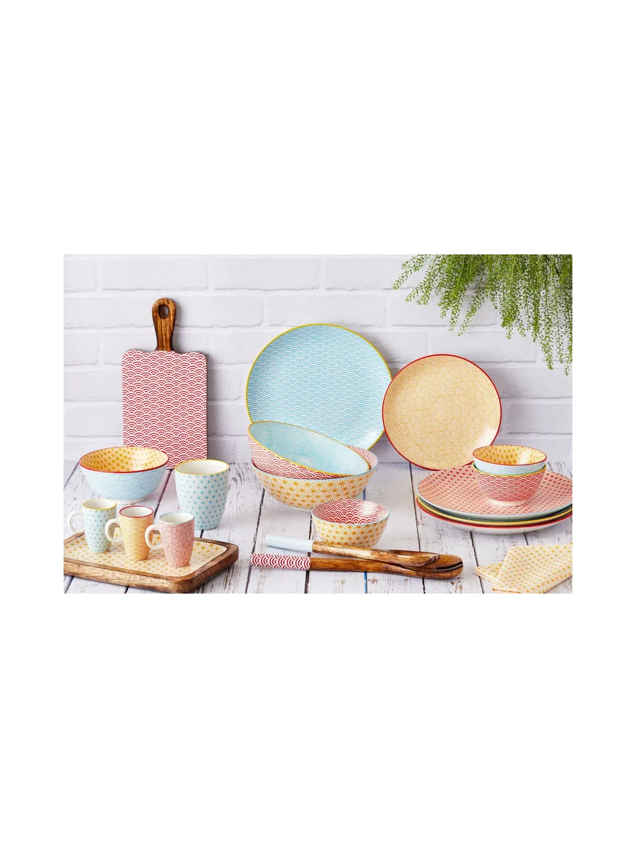 Assiette PATTERN Ø21cm - 6 pièces - Color 8