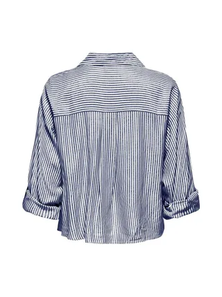 Chemise à Rayures Gris/Blanc Femme JDY Selma 2