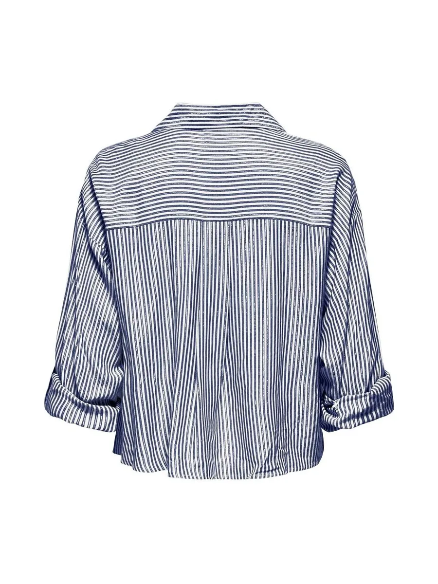 Chemise à Rayures Gris/Blanc Femme JDY Selma 3