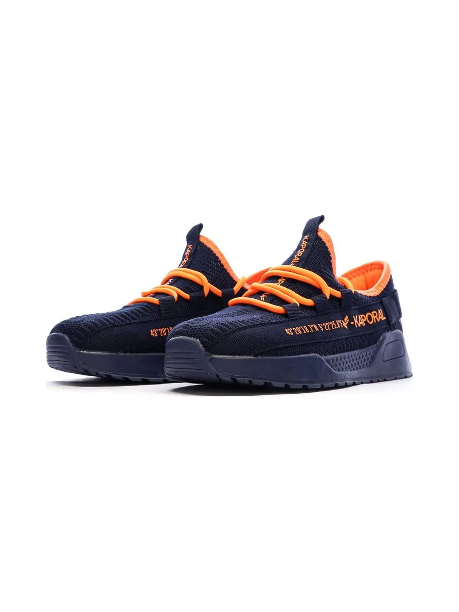 Baskets Marine/Orange Garçon Kaporal Dofini 7