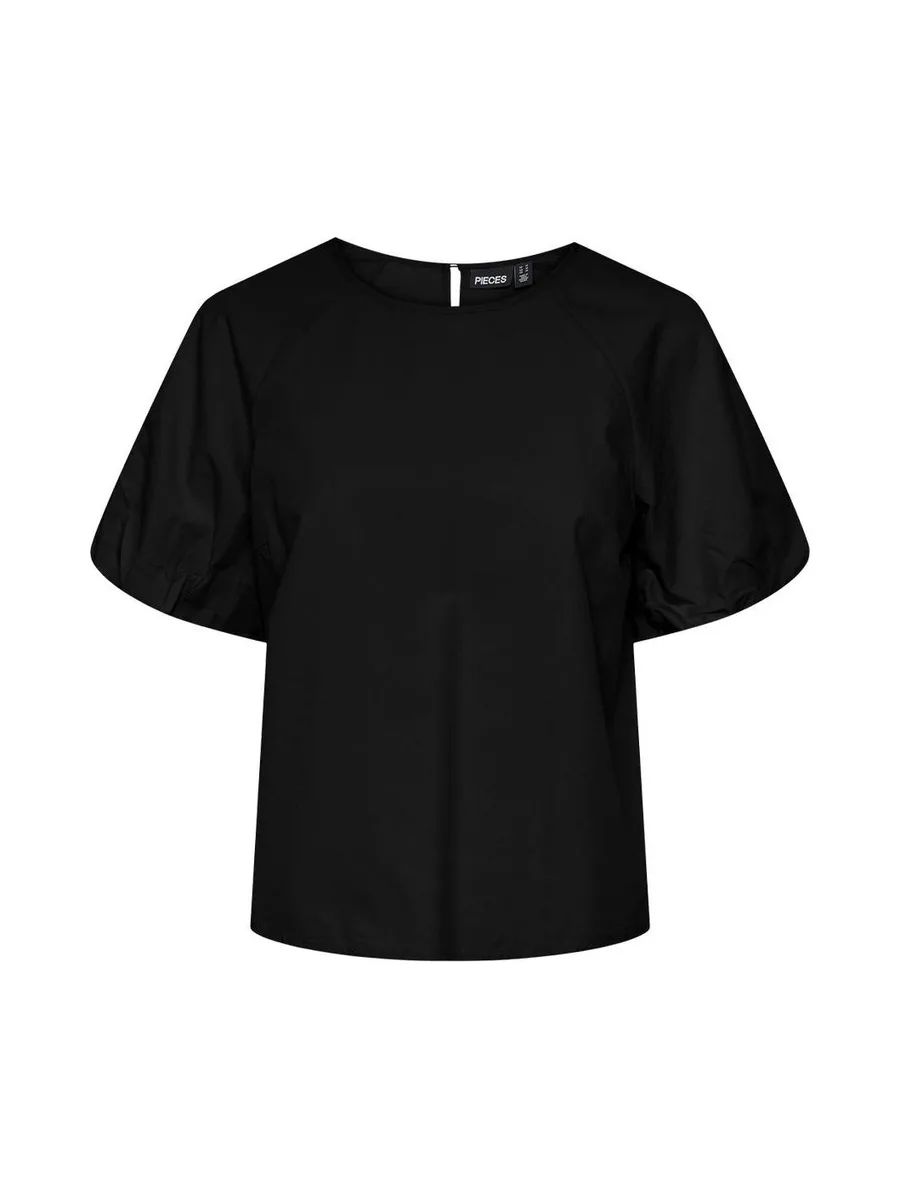 Blouse Noire Femme Pieces Karson 2