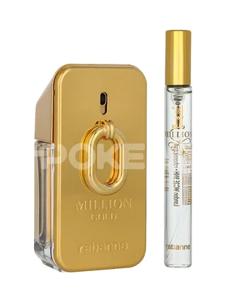 Paco Rabanne Million Gold Giftset 60ml - Edp Spray Intense 50ml/Edt Spray 10ml 2