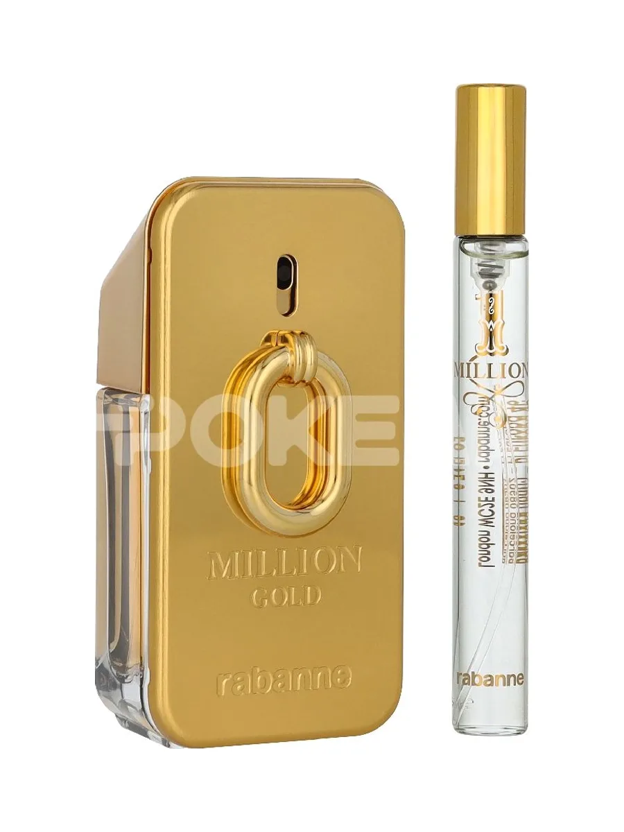 Paco Rabanne Million Gold Giftset 60ml - Edp Spray Intense 50ml/Edt Spray 10ml 2