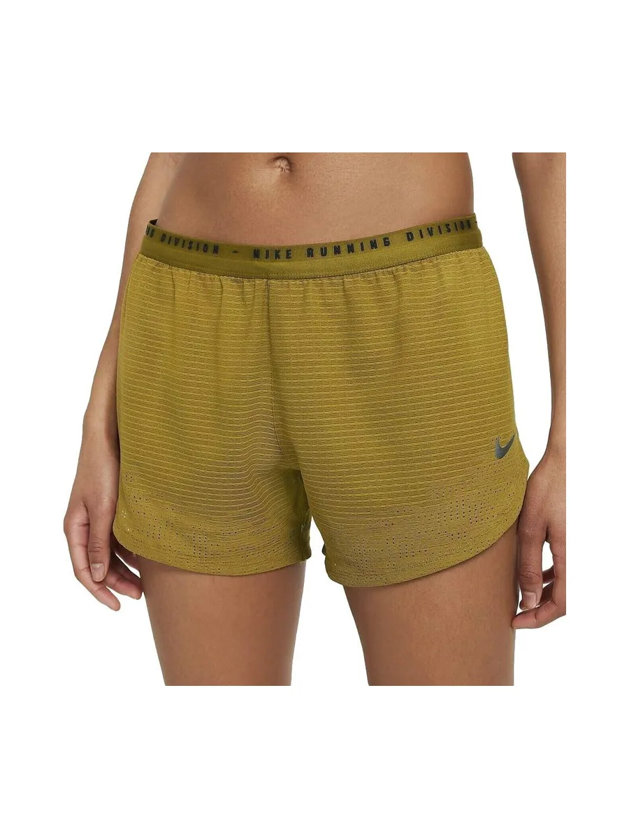 Short de sport Doré Femme Nike Run Division 1