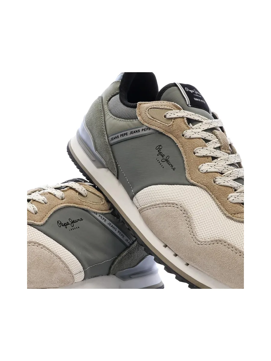 Baskets Kaki Homme Pepe jeans London Mind 8