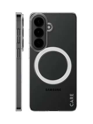 PanzerGlass CARE™ by ® SL1M Case Transparent w. Qi Samsung Galaxy S26 mobile phone case 1