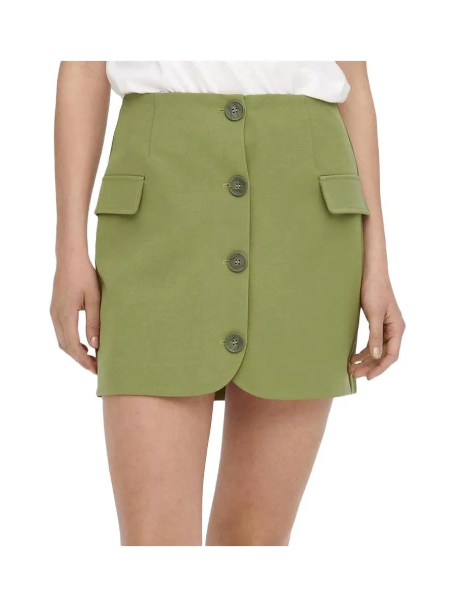 Jupe Verte Olive Femme Only Onlastrid 1