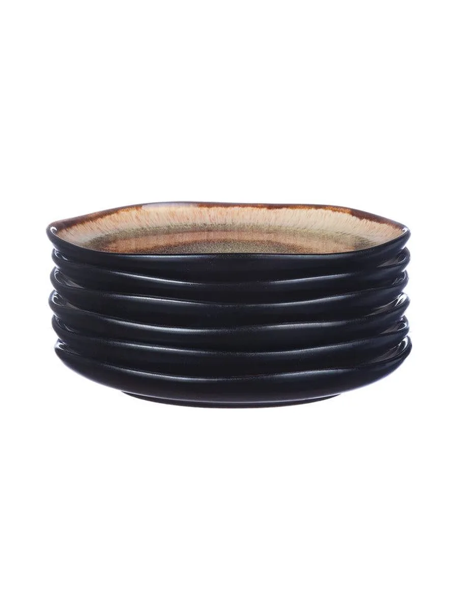 Assiette IRIS Ø16cm - 6 pièces - Bleu nuit 33