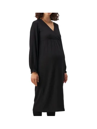 Robe Noire Femme Mamalicious Naomi 1
