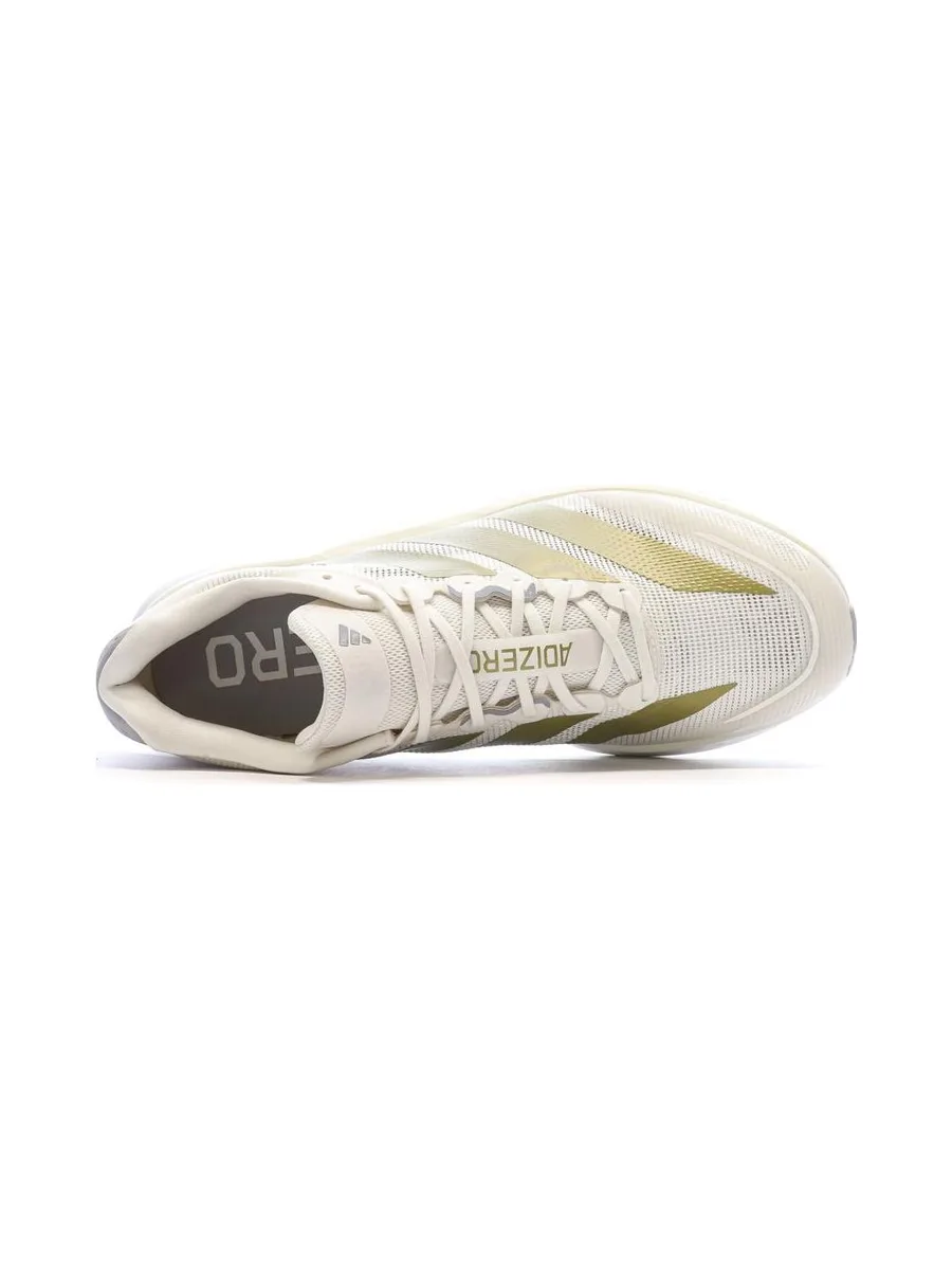 Chaussures Running Blanc/Doré Adidas Adizero Boston 13 5
