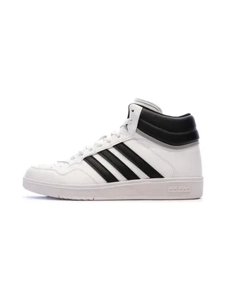 Baskets Blanches/Noires Homme Adidas Hoops 1