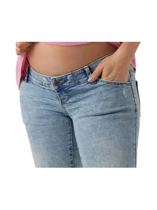 Jean Slim Bleu Femme Mamalicious Barka 3