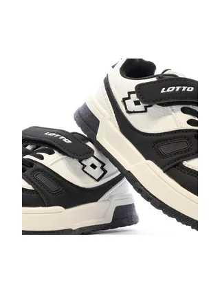 Baskets Blanches/Noires Garçon Lotto Basket Pescara 7