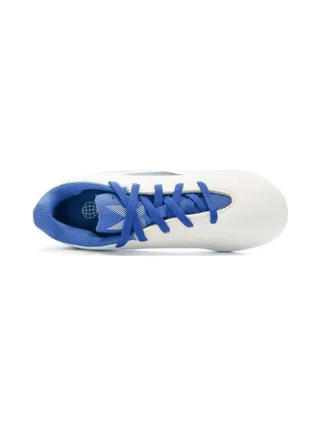 Chaussures de football Blanche/Bleu Garçon Adidas X Speedflow.4 Fxg J 4