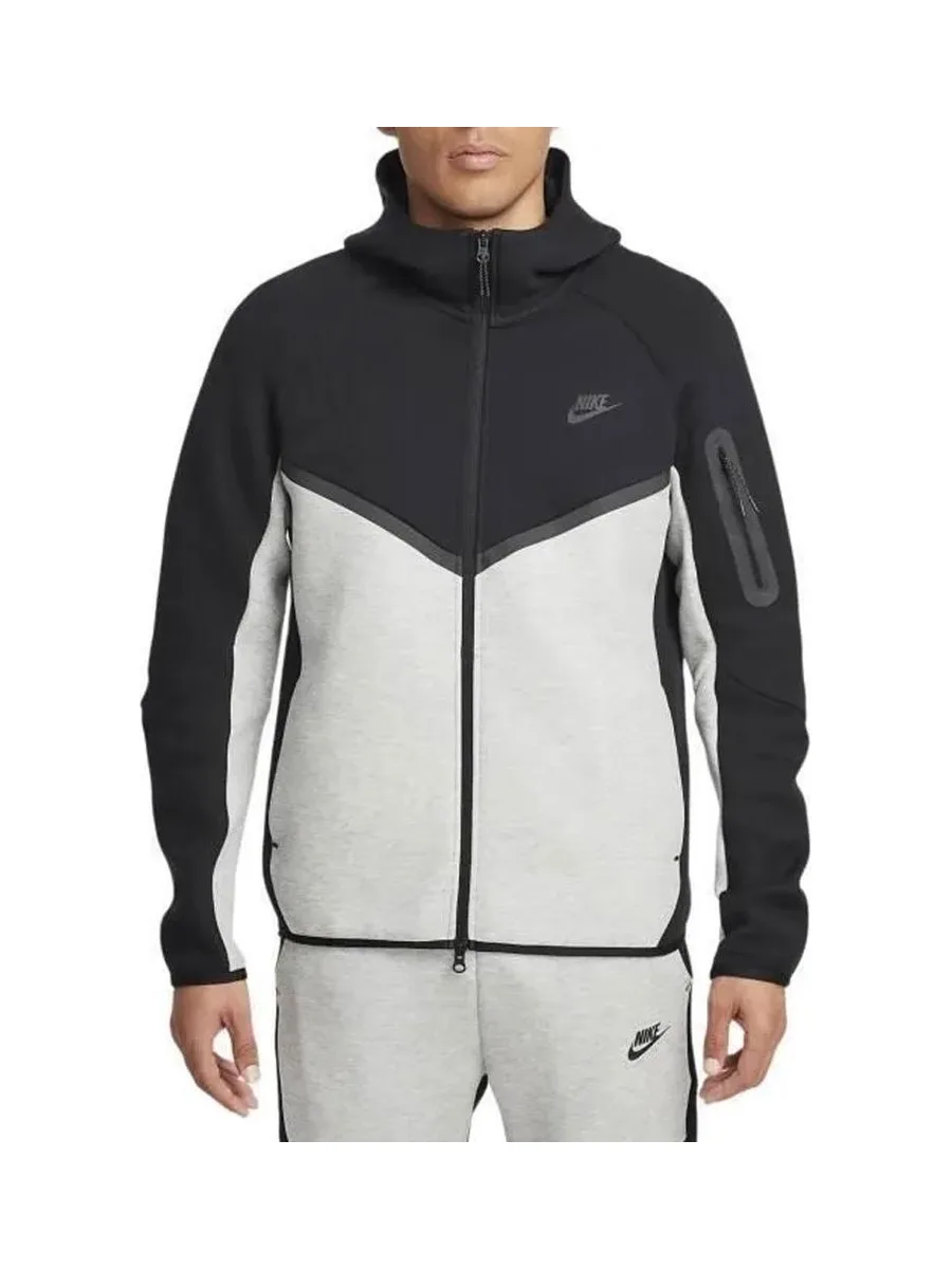Veste Noire/Blanche Homme Nike Technique Flc 1