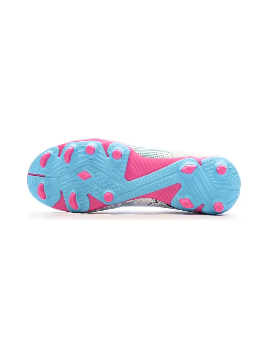 Chaussures de football Blanche/Bleu Garçon Puma Future 7 5