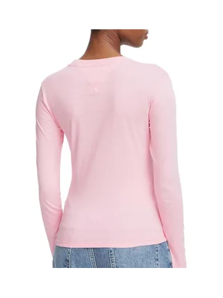 T-Shirt Manches Longues Femme Rose Tommy Hilfiger Classic 2