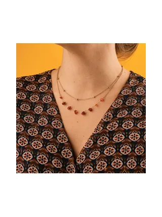 Collier Gilda - Rouge 2