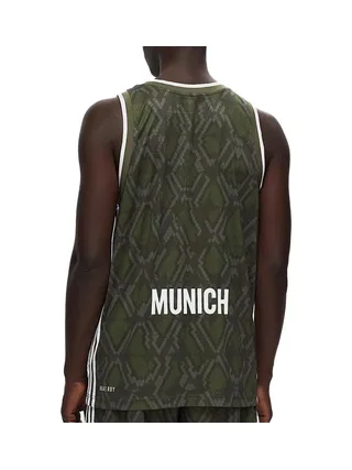 Bayern Munich Maillot Basketball Kaki Homme Adidas BSTN 2