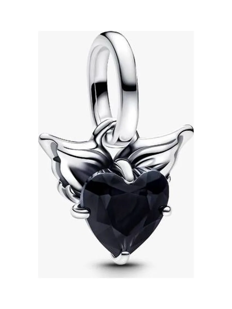 Pandora - Charm Cœur Winged mini en argent sterling 1