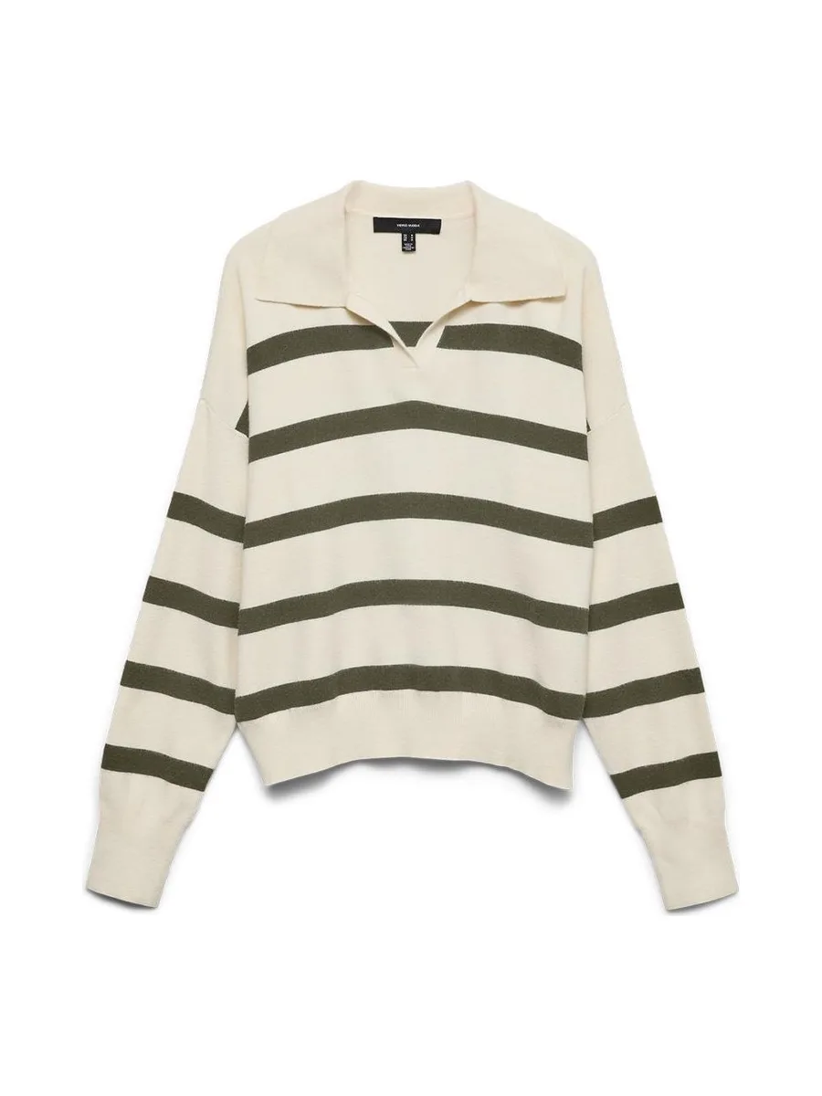 Pull Beige/Kaki Femme Vero Moda Maria 2