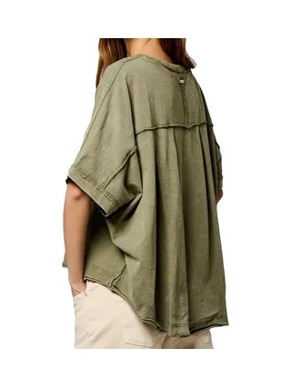 T-shirt Kaki Femme Kaporal Vison 2