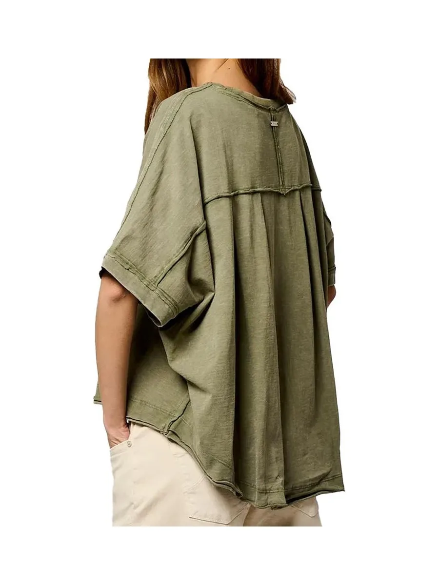 T-shirt Kaki Femme Kaporal Vison 3