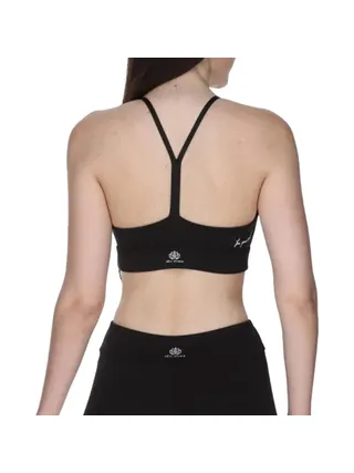 Brassière Noir Femme Soul Studio Yoga Basic 2