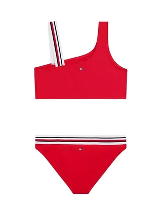 Ensemble bikini Rouge Fille Tommy Hilfiger One Shoulder 2