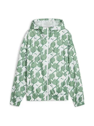 Coupe-vent Blanc/Vert Femme Puma Blossom Aop 1