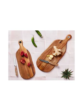 Planche à découper en bois d'acacia FREJA - 41 x 16cm 11