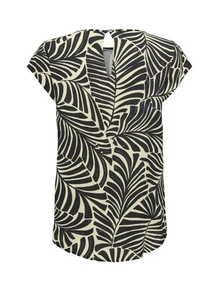 Blouse Beige/Noir à motifs Femme Only Nova 2