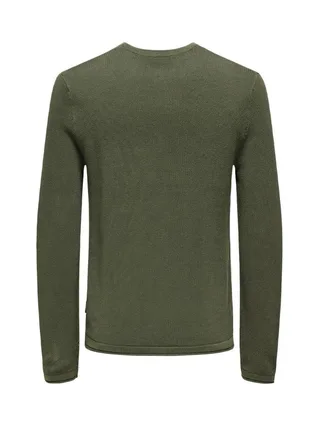 Pull Kaki Homme Only & Sons Felix 2