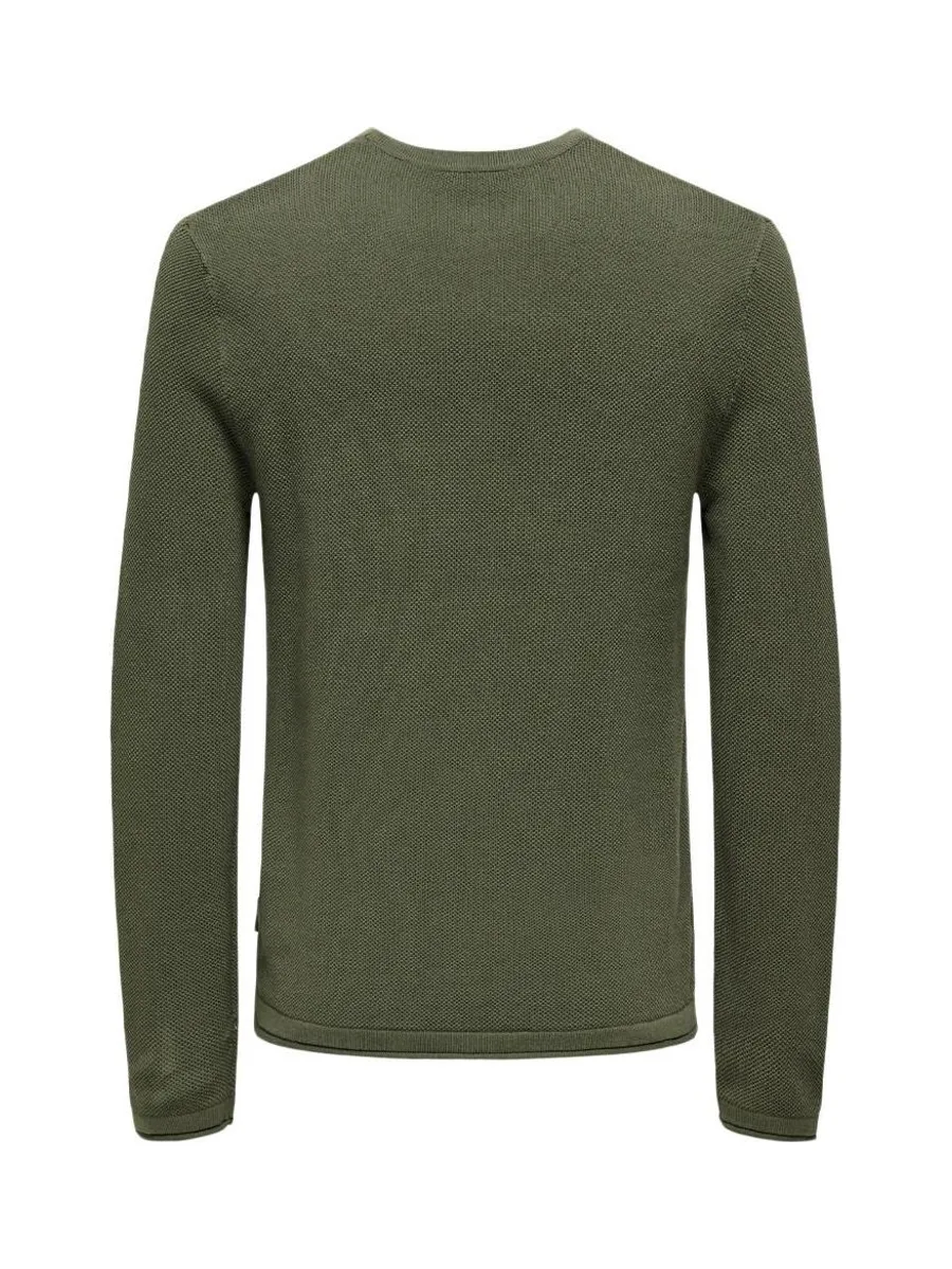 Pull Kaki Homme Only & Sons Felix 3