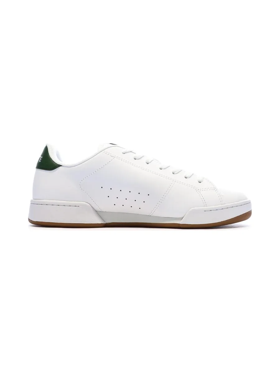 Baskets Blanches/Vertes Homme Lacoste Carnaby Cup 3