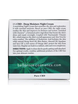 Crème de nuit hydratation profonde CBD 5