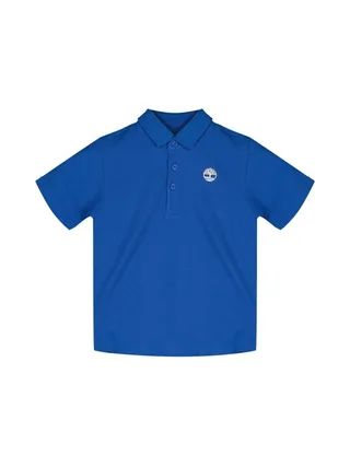 Polo Bleu électrique Garçon Timberland T604371 1